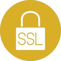 stile icona SSL vettore