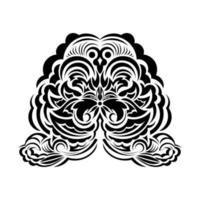 ornamento floreale del monogramma del bordo della struttura vittoriana barocca dell'annata. tatuaggio in bianco e nero filigrana vettore calligrafico scudo araldico swirl