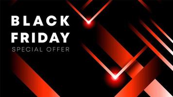 Modello di progettazione iscrizione vendita di Black Friday. Banner del Black Friday vettore