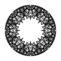 vettore cerchio astratto rotondo. stile mandala.