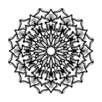 mandala disegnato a mano. decorazione in ornamento etnico orientale doodle. vettore