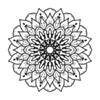 mandala disegnato a mano. decorazione in ornamento etnico orientale doodle. vettore