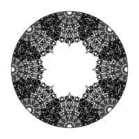 vettore cerchio astratto rotondo. stile mandala.