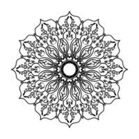 mandala disegnato a mano. decorazione in ornamento etnico orientale doodle. vettore