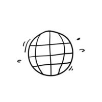 www icona illustrazione stile doodle disegnato a mano vettore