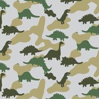 Modello di dinosauro Camo vettore