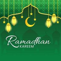 Ramadan Kareem sfondo vettore