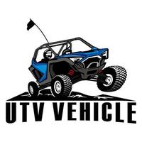 utv logo design icona vettore