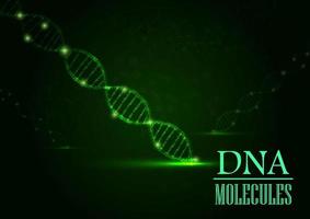 illustrazione del concetto di dna relix su sfondo verde chiaro vettore