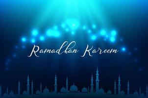 illustrazione vettoriale di ramadhan kareem musulmano