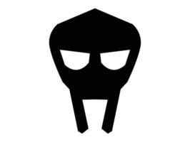 gladiatore maschera romana simbolo logo vettoriale