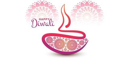 Diwali festival vacanza sfondo vettore