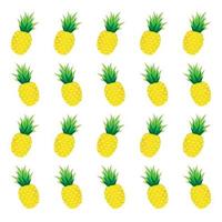 sfondo di ananas vettoriale