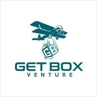 ottenere box venture logo esclusivo vettore