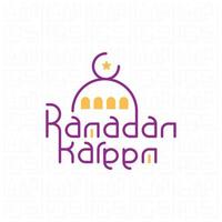 sfondo islamico ramadan kareem con uso in stile moderno e arabo per contenuti pubblicitari sui social media eid mubarak, eid fitr, ramadan mubarak, hajj, umrah, iftar party vettore