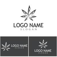 cannabis marijuana canapa vaso foglia sagome logo vettoriale