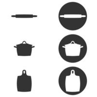 illustrazione vettoriale sul tema cuoco