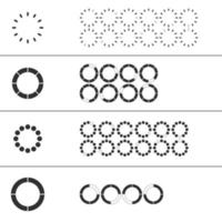 illustrazione vettoriale sul preloader del tema