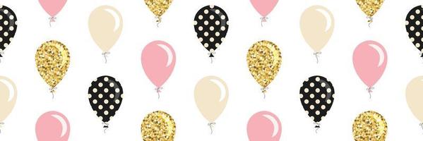 Palloncini seamless pattern di sfondo. vettore