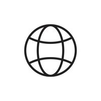 icona globale segno simbolo logo vettore