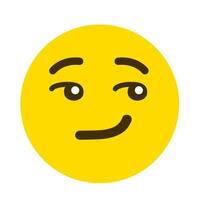 faccina morbida emoticon emoji vettore viso
