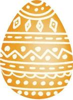 clipart dell'elemento dell'acquerello di pasqua vettore