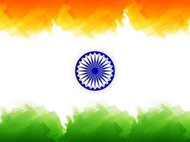 bandiera indiana tema festa della repubblica acquerello sfondo decorativo