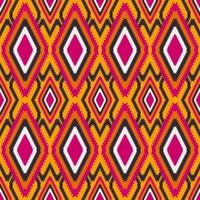 colorato etnico tribale azteco tradizionale rombo a zig zag forma senza cuciture motivo sfondo. utilizzare per tessuti, tessuti, elementi di decorazione d'interni, tappezzeria, avvolgimento. vettore