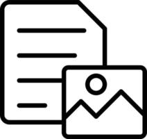 icona vettore isolato documento immagine che può facilmente modificare o modificare