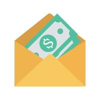 icona del vettore di posta di pagamento adatta per lavori commerciali e modificabile o modificabile facilmente