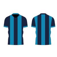 mockup uniforme in jersey sportivo davanti e dietro vettore