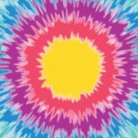 tie dye sfondo arcobaleno colore swirl. forma circolare con onde vettore