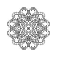 mandala elegante e unico vettore