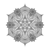 mandala elegante e unico vettore