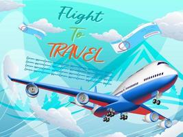 illustrazione vettoriale di viaggio utilizzando come agenzia di modelli web aziendali