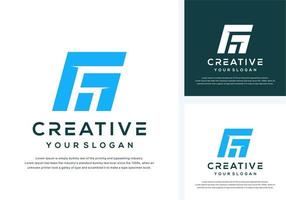 monogramma astratto lettera g logo design vettore