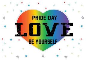 sfondo di orgoglio gay. giorno lgbt. illustrazione vettoriale con stile realistico colorato. adesivi, volantini, disegni del logo.