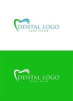 modello di progettazione del logo della clinica dentale vettore