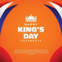 il design del giorno dei re celebra il momento vettore