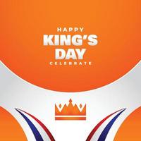 il design del giorno dei re celebra il momento vettore