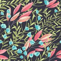 field foral seamless pattern-05 vettore