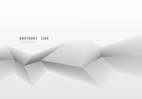 linee tecnologiche astratte modello design decorativo su sfondo bianco. vettore