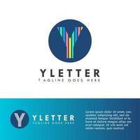 alfabeto y lettera logo e design dell'icona vettore