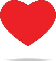 icona del cuore. simbolo del cuore. segno del cuore di San Valentino. vettore