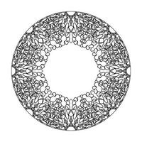 vettore cerchio astratto rotondo. stile mandala.