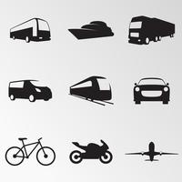 illustrazione vettoriale sul trasporto a tema