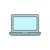 laptop premium icona segno simbolo vettore
