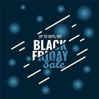 illustrazione grafica vettoriale abstract black friday banner promozione della retroilluminazione