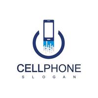 modello di progettazione logo smartphone vettore