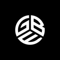 gbe lettera logo design su sfondo bianco. gbe creative iniziali lettera logo concept. disegno della lettera gbe. vettore